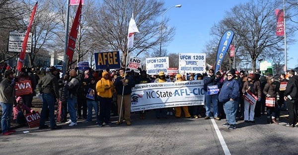 AFGE | 25,000 Marched to Protest the Worst Voter Suppression Laws in ...