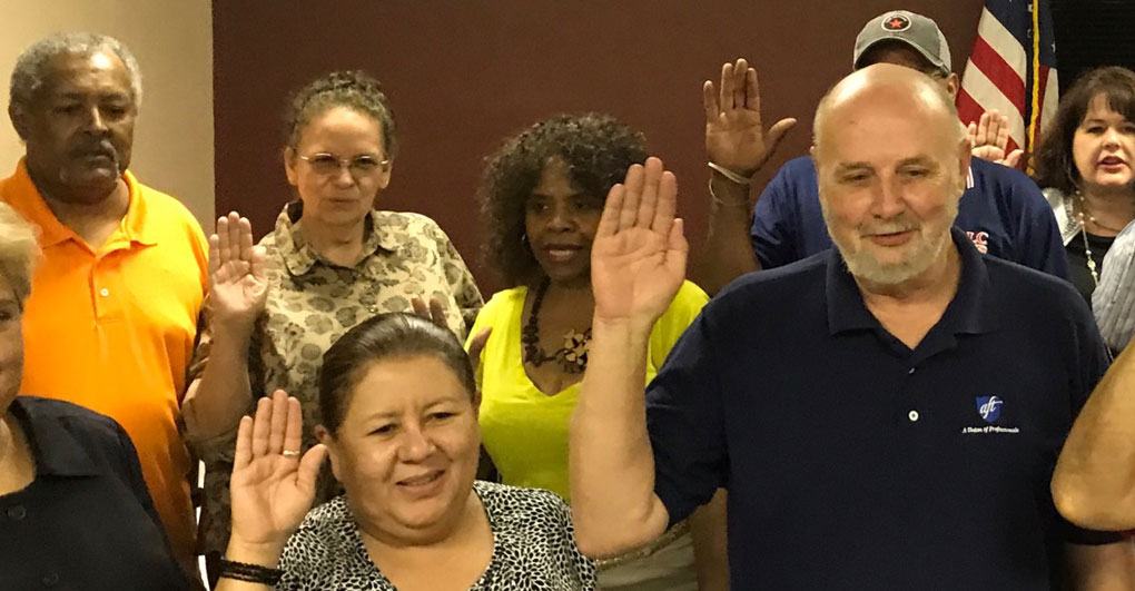 AFGE | AFGE Local President Elected San Antonio Central Labor Council ...