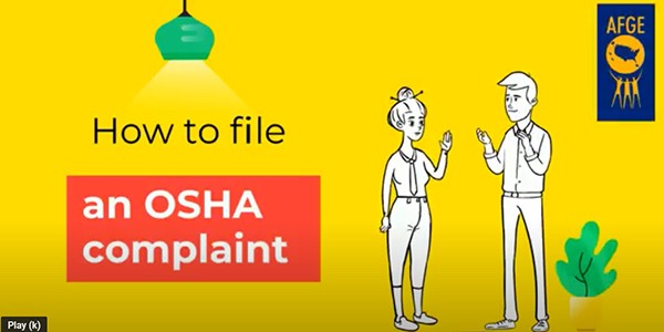 Video screenshot of How to file an OSHA complaint video