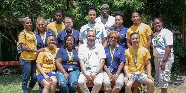 Group photo of the YOUNG committee