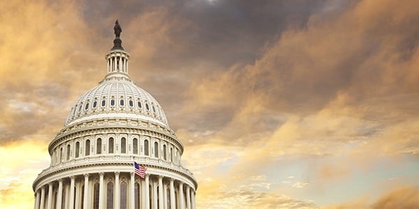 Top of US Capitol dome