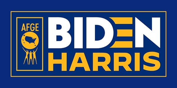 AFGE Biden-Harris Logo