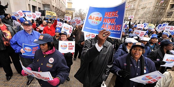 TSA rally 