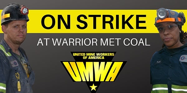 UMWA Strike Fund graphic