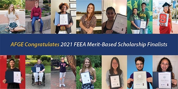 Collage of AFGE FEEA scholarship winners