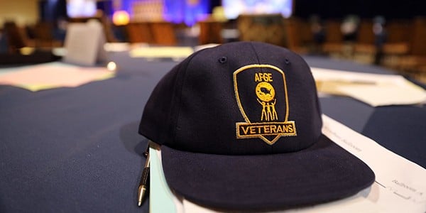 AFGE veterans hat