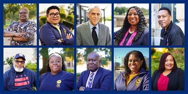 Collage of AFGE members