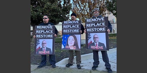 BOP members at a rally