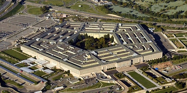 Aerial image of the Pentagon