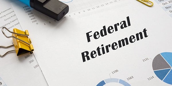 Stock image that says federal retirement