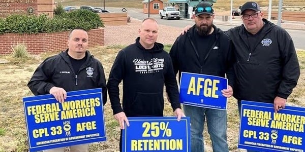 Group of AFGE BOP members