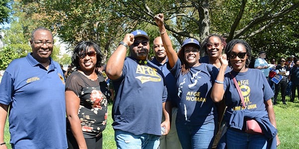 Group of AFGE activists