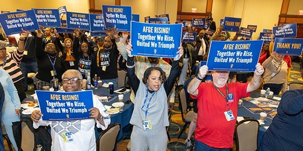 AFGE activists at Legislative Conference