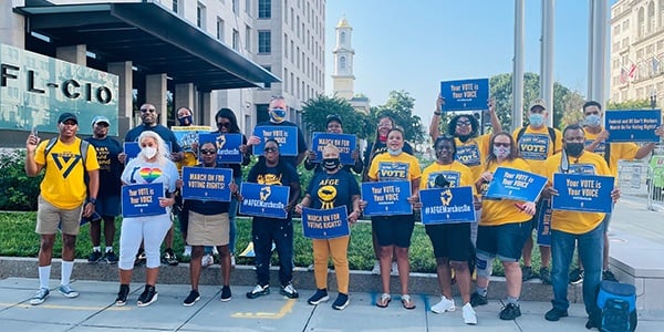 Group of AFGE activists