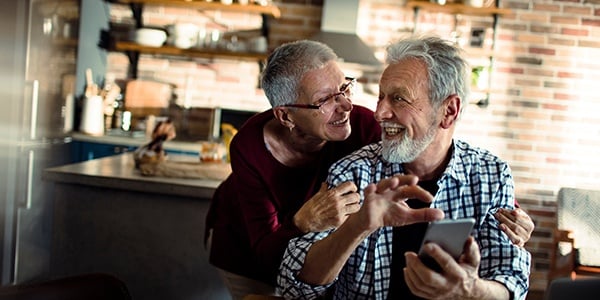 Stock photo of older couple