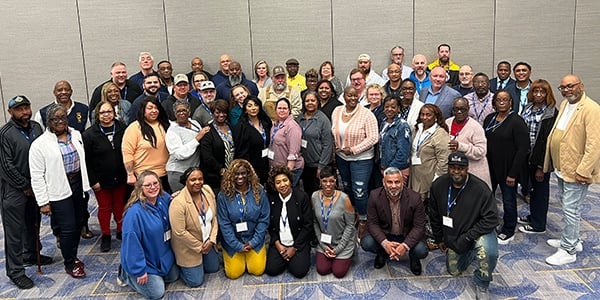 Group of AFGE leaders and activists