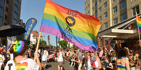 AFGE contingent at Capital Pride Parade