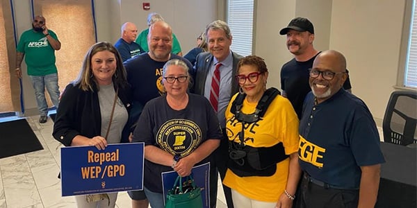 AFGE activists at SSA field hearing