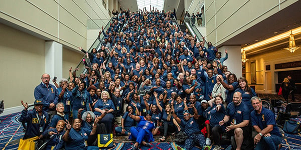 AFGE activists at union conference 